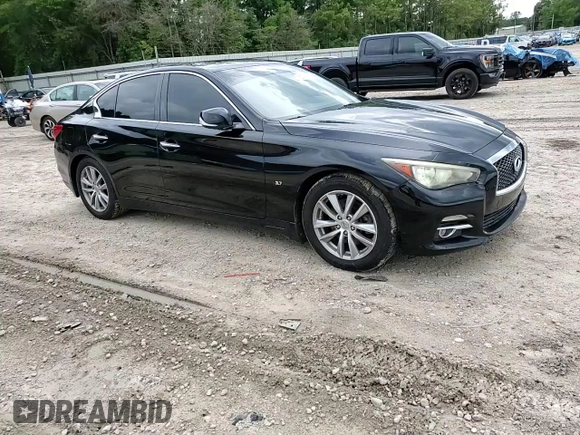 2014 Infiniti Q50 Premium with VIN JN1BV7AP6EM680844, listed as a Copart auction lot 60309715 with 182,173 mi miles and Salvage title. Bid and sale history available at DreamBid. Image 13.