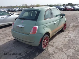 2016 FIAT 500 Easy with VIN 3C3CFFKR0GT125964, listed as a IAAI auction lot 41931189 with 90,237 mi miles. Bid and sale history available at carsss.com. Image 4.