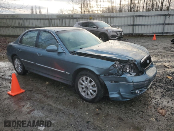2005 Hyundai Sonata GLS with VIN KMHWF35H75A100960, listed as a Copart auction lot 81070954 with 133,919 mi miles and Salvage Title. Bid and sale history available at carsss.com. Image 4.
