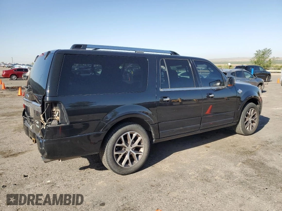 2015 Ford Expedition Max XLT with VIN 1FMJK1JT7FEF43088, listed as a Copart auction lot 64259455 with 135,522 mi miles and Salvage title. Bid and sale history available at DreamBid. Image 3.