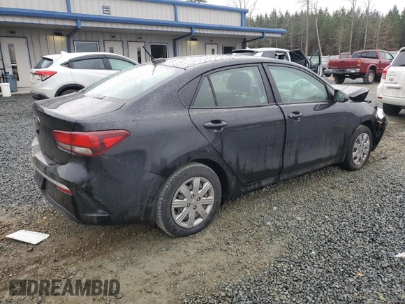 2021 Kia Rio LX with VIN 3KPA24AD5ME373135, listed as a Copart auction lot 42866445 with 78,538 mi miles and Salvage Title. Bid and sale history available at carsss.com. Image 3.
