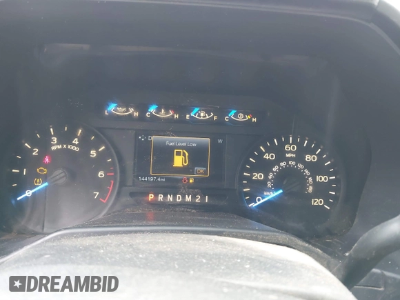 2015 Ford F-150 XL with VIN 1FTEX1CF6FKF02242, listed as a IAAI auction lot 41478528 with 144,197 mi miles. Bid and sale history available at carsss.com. Image 7.
