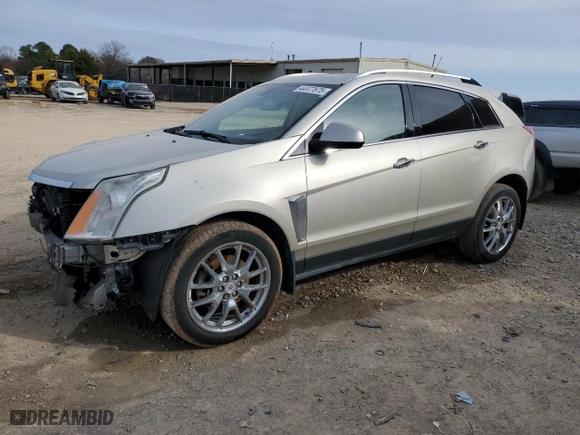 2014 Cadillac SRX Performance Collection with VIN 3GYFNCE34ES660911, listed as a Copart auction lot 44977675 with 106,713 mi miles and Salvage Title. Bid and sale history available at carsss.com. Image 1.