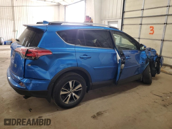 2018 Toyota RAV4 XLE with VIN JTMRFREV2JD234746, listed as a Copart auction lot 52576205 with 0 mi miles and Salvage Title. Bid and sale history available at carsss.com. Image 3.