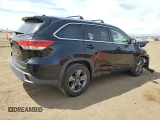 2017 Toyota Highlander Limited with VIN 5TDDZRFH2HS397633, listed as a Copart auction lot 54334855 with 69,825 mi miles and Salvage title. Bid and sale history available at DreamBid. Image 3.