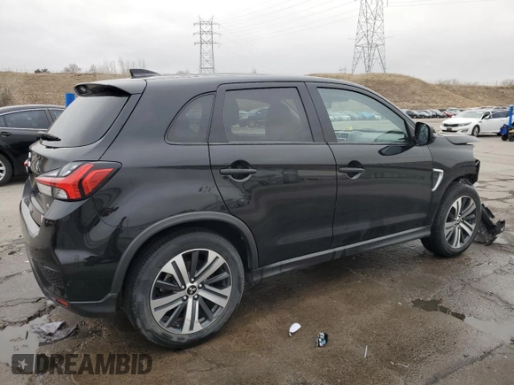 2022 Mitsubishi Outlander ES with VIN JA4ARUAU5NU008396, listed as a Copart auction lot 48394925 with 59,230 mi miles and Salvage title. Bid and sale history available at DreamBid. Image 3.