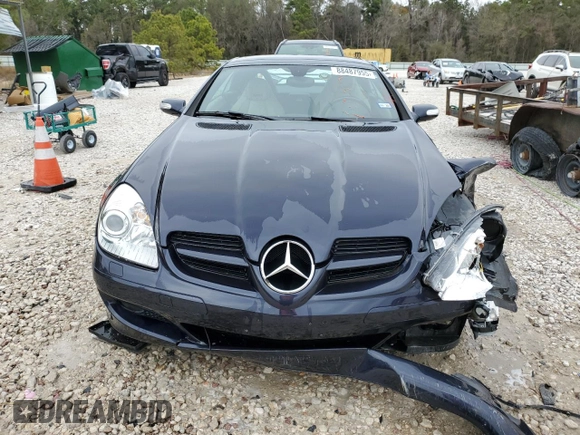 2006 Mercedes-Benz SLK 350 with VIN WDBWK56FX6F107896, listed as a Copart auction lot 88487955 with 108,675 mi miles and Salvage title. Bid and sale history available at DreamBid. Image 5.