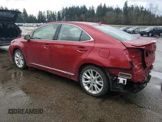 2010 Lexus HS 250h with VIN JTHBB1BA7A2015288, listed as a Copart auction lot 47601955 with 129,392 mi miles and Salvage Title. Bid and sale history available at DreamBid. Image 2.