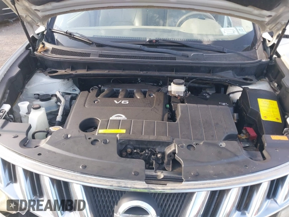 2009 Nissan Murano SL with VIN JN8AZ18W59W120710, listed as a IAAI auction lot 42156370 with 91,844 mi miles and . Bid and sale history available at DreamBid. Image 10.