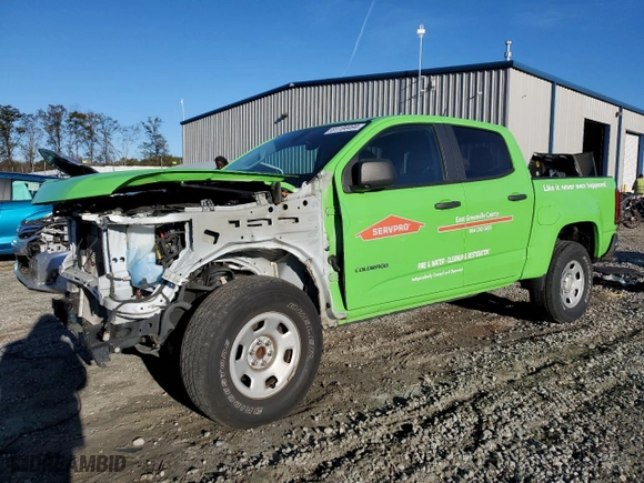 2020 Chevrolet Colorado 2WD Work Truck with VIN 1GCGSBEN1L1139674, listed as a Copart auction lot 81184494 with 85,869 mi miles and Salvage Title. Bid and sale history available at carsss.com. Image 1.