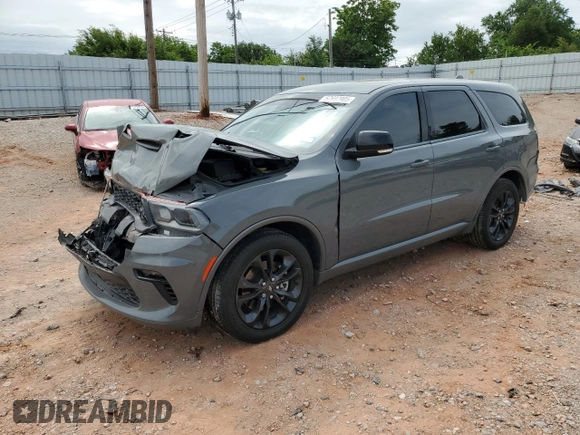 2022 Dodge Durango GT Plus with VIN 1C4RDHDG5NC203554, listed as a Copart auction lot 57697905 with 36,482 mi miles and Salvage title. Bid and sale history available at DreamBid. Image 1.