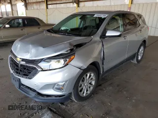 2018 Chevrolet Equinox LT with VIN 2GNAXJEV5J6190744, listed as a Copart auction lot 54632785 with 85,592 mi miles and Salvage title. Bid and sale history available at DreamBid. Image 1.
