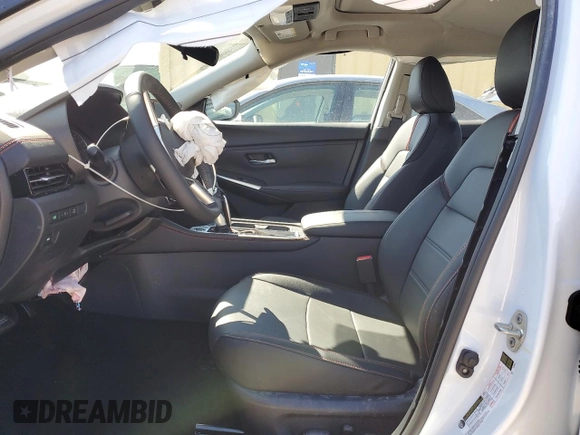 2025 Nissan Sentra SR with VIN 3N1AB8DV2SY289557, listed as a Copart auction lot 49216165 with Not Provided miles and Non Repairable. Bid and sale history available at DreamBid. Image 7.