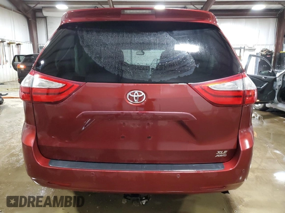 2015 Toyota Sienna Ltd with VIN 5TDDK3DC2FS109812, listed as a Copart auction lot 53462045 with 160,594 mi miles and Salvage Title. Bid and sale history available at carsss.com. Image 6.
