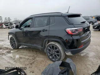 2021 Jeep Compass 80th Anniversary with VIN 3C4NJCEB2MT602339, listed as a Copart auction lot 43230625 with 70,166 mi miles and Salvage Title. Bid and sale history available at carsss.com. Image 2.