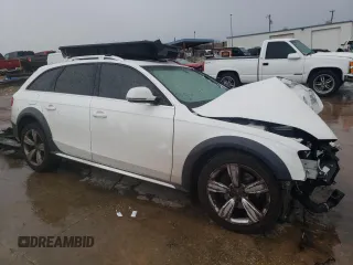 2015 Audi allroad Premium Plus with VIN WA1UFAFL6FA135455, listed as a Copart auction lot 87817425 with 81,664 mi miles and Salvage Title. Bid and sale history available at carsss.com. Image 4.
