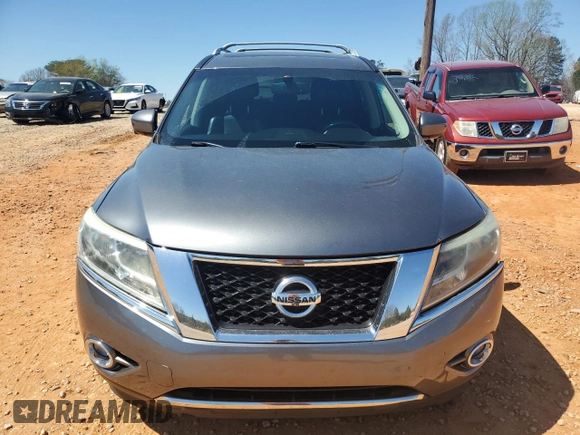 2016 Nissan Pathfinder Platinum with VIN 5N1AR2MN5GC608886, listed as a Copart auction lot 50582035 with 127,089 mi miles and Salvage Title. Bid and sale history available at carsss.com. Image 5.