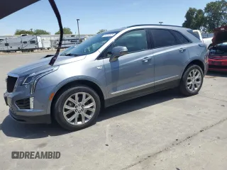 2020 Cadillac XT5 Sport AWD with VIN 1GYKNGRS0LZ188617, listed as a Copart auction lot 62209925 with 34,708 mi miles and Salvage title. Bid and sale history available at DreamBid. Image 1.
