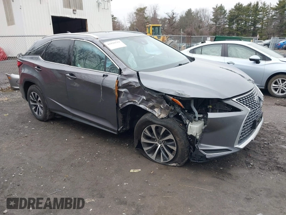 2021 Lexus RX with VIN 2T2HZMDA4MC259360, listed as a IAAI auction lot 41820519 with 57,747 mi miles. Bid and sale history available at carsss.com. Image 1.