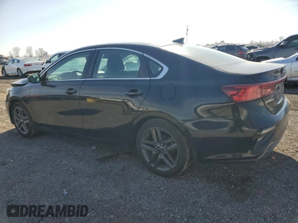 2021 Kia Forte EX with VIN 3KPF54AD4ME293399, listed as a Copart auction lot 48938755 with 154,901 mi miles and Salvage Title. Bid and sale history available at DreamBid. Image 2.