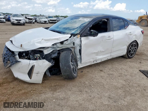 2024 Nissan Sentra SR with VIN 3N1AB8DVXRY372888, listed as a Copart auction lot 59983715 with 17,767 mi miles and Salvage title. Bid and sale history available at DreamBid. Image 1.