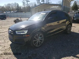 2018 Audi Q3 Premium Plus with VIN WA1HCCFSXJR030201, listed as a Copart auction lot 45162565 with 89,933 mi miles and Salvage Title. Bid and sale history available at carsss.com. Image 1.