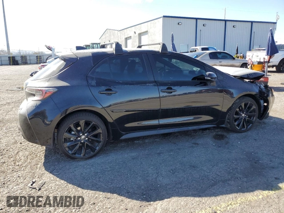 2022 Toyota Corolla Hatchback SE with VIN JTND4MBE2N3189211, listed as a Copart auction lot 49585075 with 30,486 mi miles and Salvage Title. Bid and sale history available at carsss.com. Image 3.