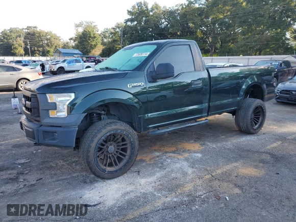 2017 Ford F-150 XL with VIN 1FTMF1EF0HKD96241, listed as a Copart auction lot 72636114 with 130,154 mi miles and Salvage title. Bid and sale history available at DreamBid. Image 1.