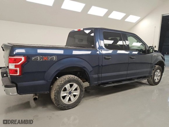 2018 Ford F-150 XL with VIN 1FTEW1EP2JFD70669, listed as a Copart auction lot 50698145 with 110,746 mi miles and Clean Title. Bid and sale history available at carsss.com. Image 3.