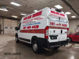 2019 Ram ProMaster Cargo with VIN 3C6TRVBG8KE501956, listed as a IAAI auction lot 41028829 with 172,190 mi miles and . Bid and sale history available at DreamBid. Image 3.