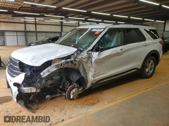 2023 Ford Explorer XLT с VIN 1FMSK8DH5PGB18477, выставлен на аукционе Copart как лот 57296105 с пробегом Не указан миль и Списание • Salvage title. История ставок и продаж доступна на DreamBid. Изображение 1.