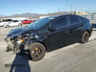 2012 Toyota Prius One with VIN JTDKN3DU6C1566459, listed as a Copart auction lot 46932505 with 98,520 mi miles and Salvage Title. Bid and sale history available at carsss.com. Image 1.