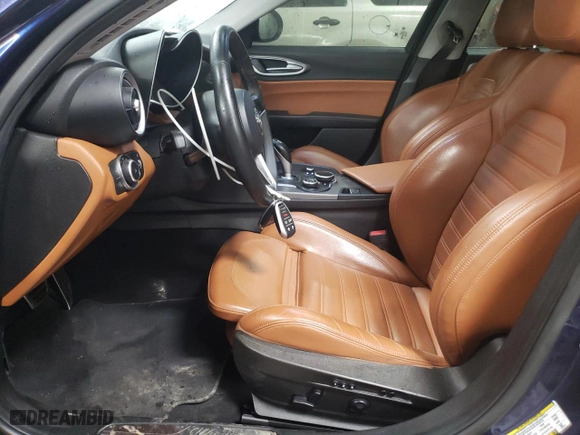 2017 Alfa Romeo Giulia Ti with VIN ZARFAEENXH7560576, listed as a Copart auction lot 87955065 with 95,768 mi miles and Salvage Title. Bid and sale history available at carsss.com. Image 7.