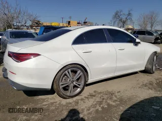 2020 Mercedes-Benz CLA 250 with VIN WDD5J4GB7LN035181, listed as a Copart auction lot 42036494 with 52,821 mi miles and . Bid and sale history available at DreamBid. Image 3.