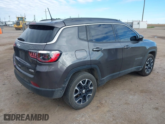 2022 Jeep Compass Latitude with VIN 3C4NJDBB6NT120808, listed as a IAAI auction lot 42227108 with 43,016 mi miles and . Bid and sale history available at DreamBid. Image 4.