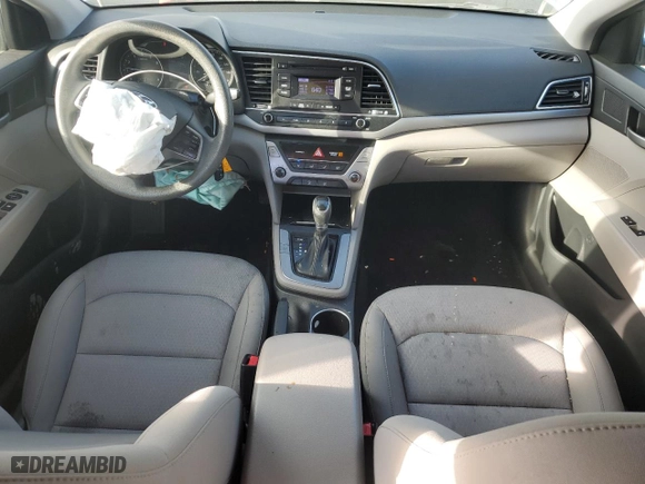 2018 Hyundai Elantra SE with VIN KMHD74LF6JU574127, listed as a Copart auction lot 46001895 with 27,119 mi miles and Salvage Title. Bid and sale history available at carsss.com. Image 8.