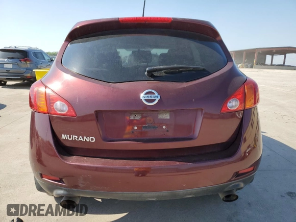 2010 Nissan Murano SL z VIN JN8AZ1MU6AW019958, wystawiony jako Copart lot #51998705 z przebiegiem 182 309 mil mil oraz Szkoda całkowita • Salvage title. Historia ofert i sprzedaży dostępna na DreamBid. Obrazek 6.