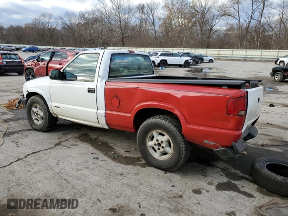 1998 Chevrolet S-10 with VIN 1GCCS14X4WK160271, listed as a Copart auction lot 80284274 with 276,924 mi miles and Salvage Title. Bid and sale history available at carsss.com. Image 2.