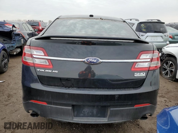 2015 Ford Taurus SHO with VIN 1FAHP2KT6FG113703, listed as a Copart auction lot 48583915 with 102,407 mi miles and Salvage Title. Bid and sale history available at DreamBid. Image 6.