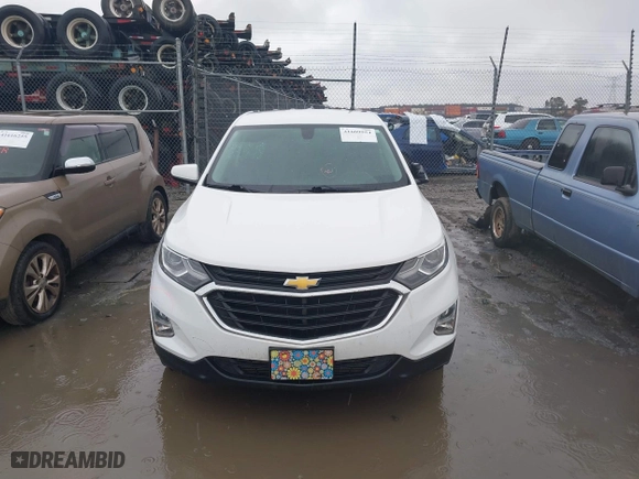 2018 Chevrolet Equinox LT with VIN 2GNAXJEV7J6193919, listed as a IAAI auction lot 41609954 with 107,087 mi miles. Bid and sale history available at carsss.com. Image 12.