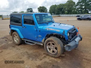 2014 Jeep Wrangler Sport z VIN 1C4AJWAG9EL235728, wystawiony jako Copart lot #59514355 z przebiegiem 66 928 mil mil oraz Szkoda całkowita • Salvage title. Historia ofert i sprzedaży dostępna na DreamBid. Obrazek 4.