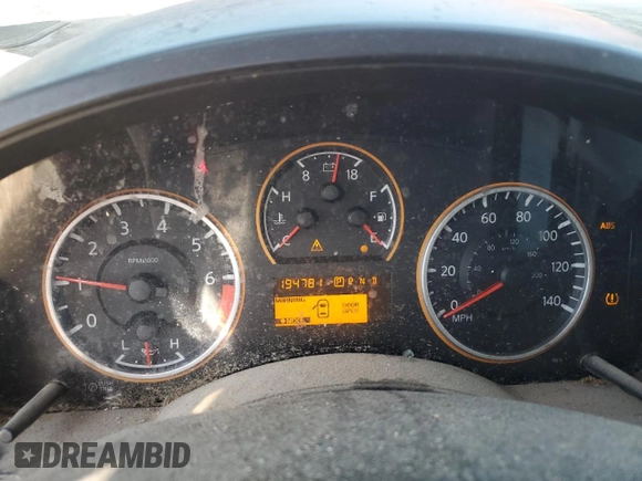 2008 Nissan Titan SE with VIN 1N6BA06A48N304403, listed as a Copart auction lot 52361925 with 194,781 mi miles and Salvage Title. Bid and sale history available at carsss.com. Image 9.