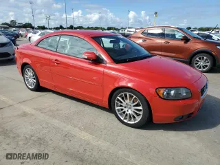 2009 Volvo C70 with VIN YV1MC67289J071998, listed as a Copart auction lot 74210594 with 0 mi miles and Salvage Title. Bid and sale history available at carsss.com. Image 4.