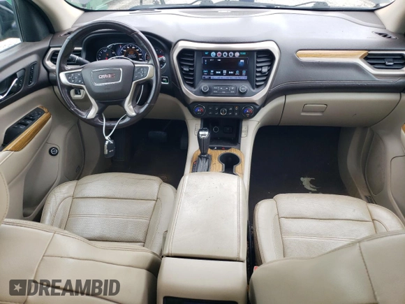 2017 GMC Acadia Denali with VIN 1GKKNPLSXHZ191227, listed as a Copart auction lot 55294825 with 169,339 mi miles and Salvage title. Bid and sale history available at DreamBid. Image 8.