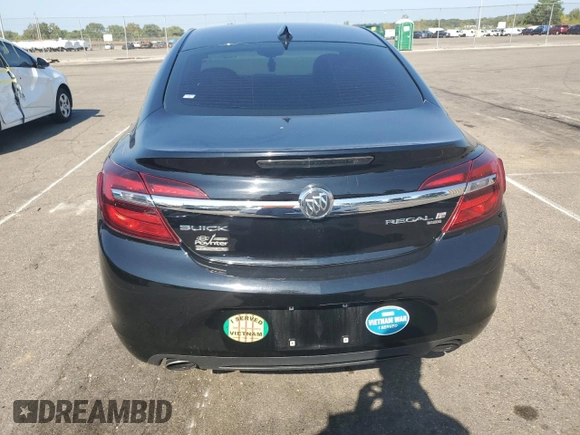 2017 Buick Regal with VIN 2G4GM5EXXH9112436, listed as a Copart auction lot 69043614 with 84,078 mi miles and Salvage Title. Bid and sale history available at carsss.com. Image 6.