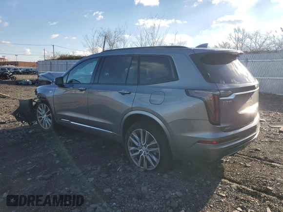2020 Cadillac XT6 AWD Sport with VIN 1GYKPGRS4LZ131864, listed as a Copart auction lot 84443774 with 54,519 mi miles and Non repairable. Bid and sale history available at DreamBid. Image 2.