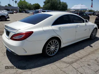 2016 Mercedes-Benz CLS 400 with VIN WDDLJ6FB3GA163242, listed as a Copart auction lot 53742855 with 153,895 mi miles and Salvage title. Bid and sale history available at DreamBid. Image 3.