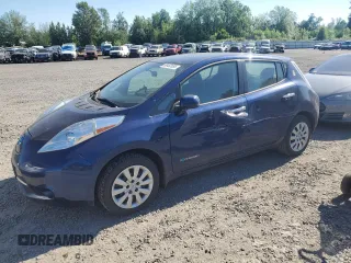 2016 Nissan LEAF S with VIN 1N4BZ0CP6GC314659, listed as a Copart auction lot 60462655 with 77,712 mi miles and Salvage title. Bid and sale history available at DreamBid. Image 1.