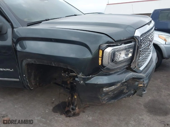 2018 GMC Sierra 1500 Denali with VIN 3GTU2PEJ8JG571593, listed as a IAAI auction lot 41169420 with 98,501 mi miles. Bid and sale history available at carsss.com. Image 6.