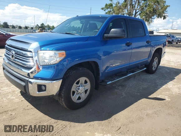 2017 Toyota Tundra 2WD SR5 with VIN 5TFEM5F19HX115500, listed as a Copart auction lot 73837644 with 0 mi miles and Salvage Title. Bid and sale history available at carsss.com. Image 1.